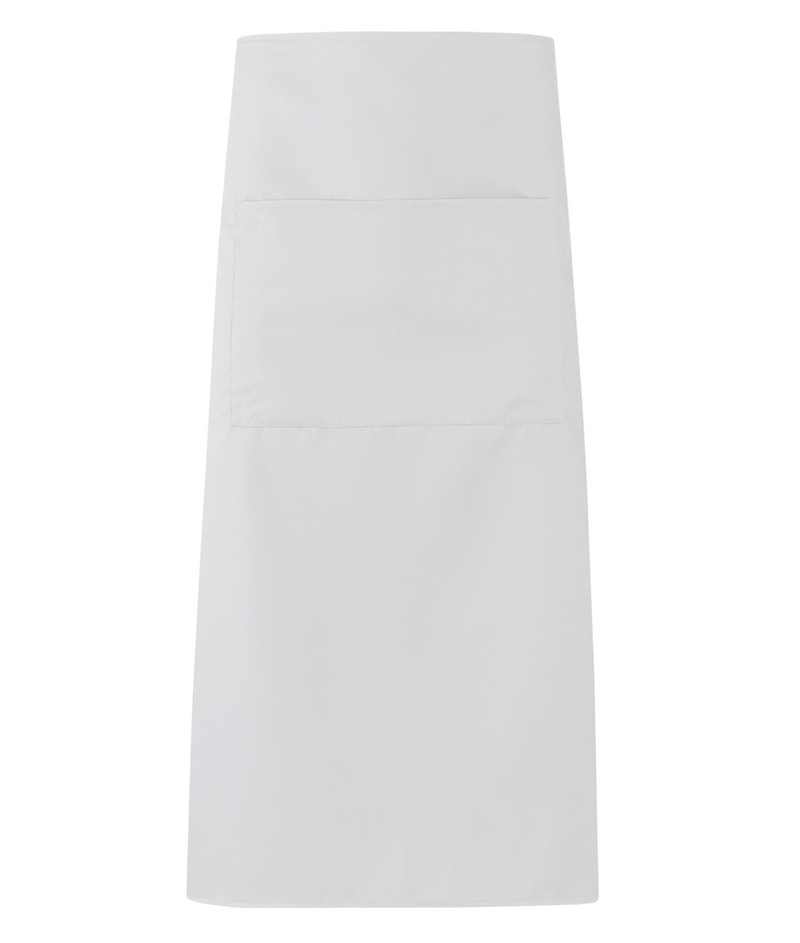 Fusion Long Apron White