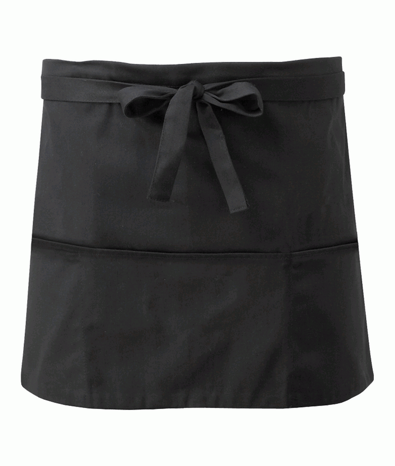 Fusion Short Apron Black