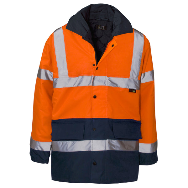 Supertouch Hi Vis 2 Tone Parka Jacket - steelis workwear – Steelis