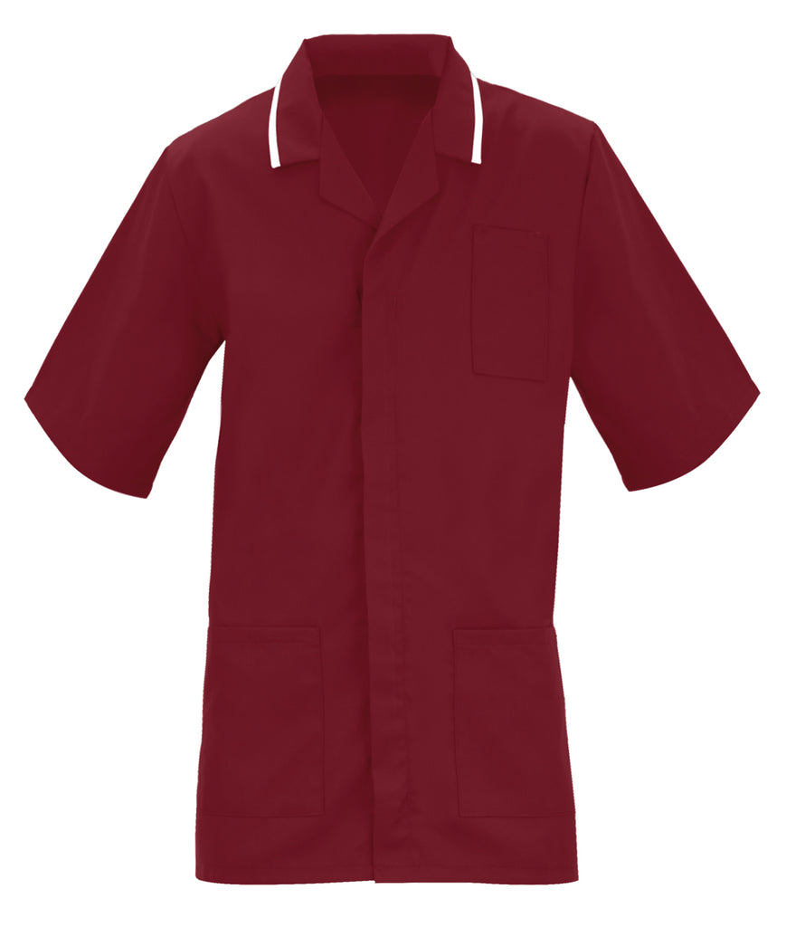 Tulip Men's Healthcare Tunic Burgandy