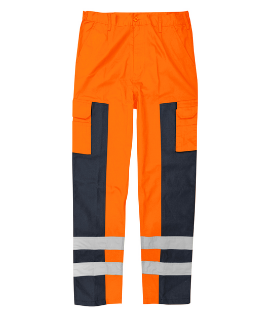 Black Knight Vigilant Hi-Vis Polycotton Combat Trousers