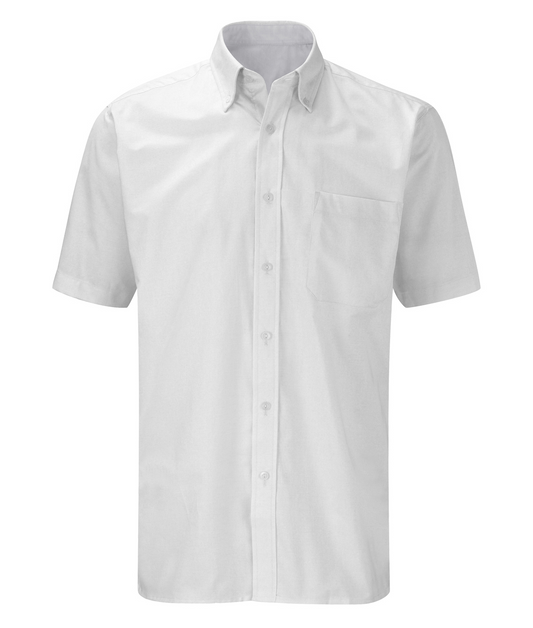 Smartwear Men's Short Sleeve Oxford Shirt