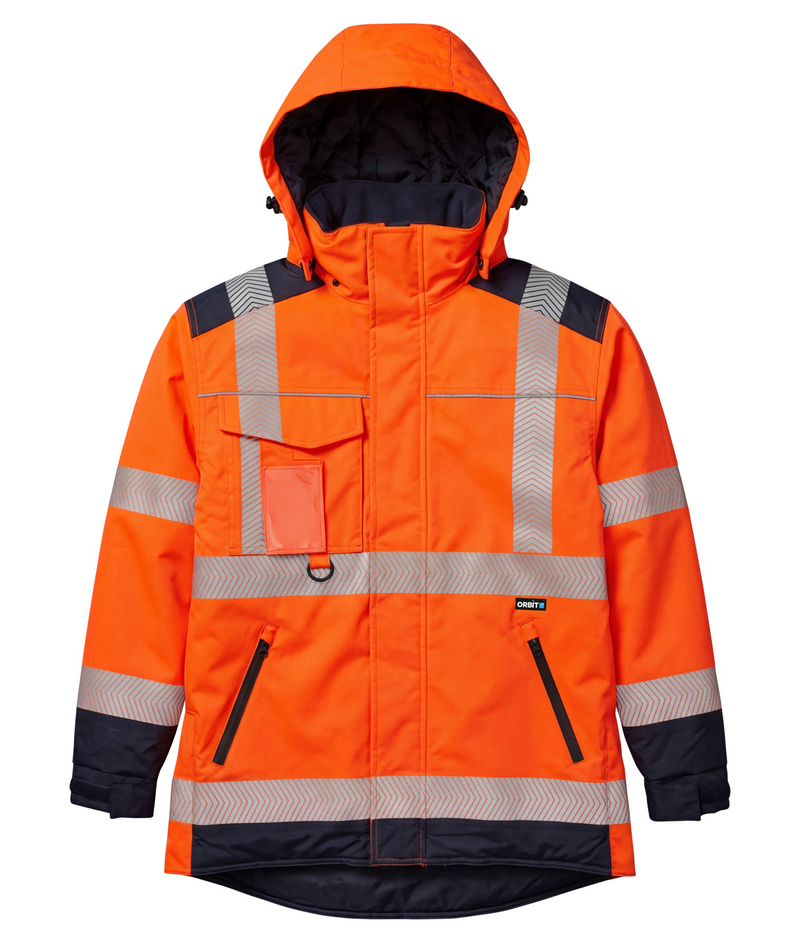 Duobright Dreadnought Ladies Hi-Vis Two Tone Winter Parka
