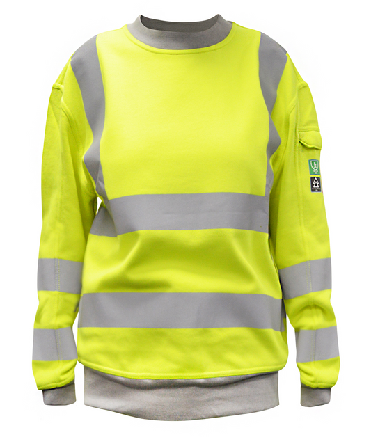 Hydra Flame Plus Corona Inherent FR Arc Ladies Hi-Vis Sweatshirt