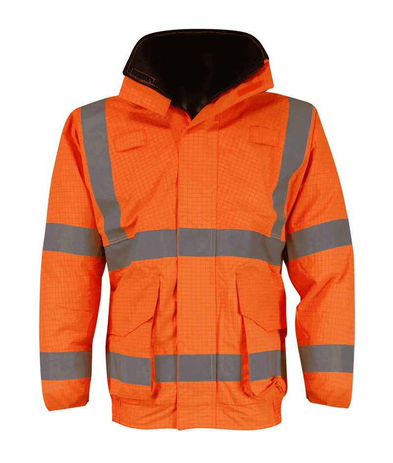 Hydra Matrix Geyser FR Hi-Vis Waterproof Bomber Jacket