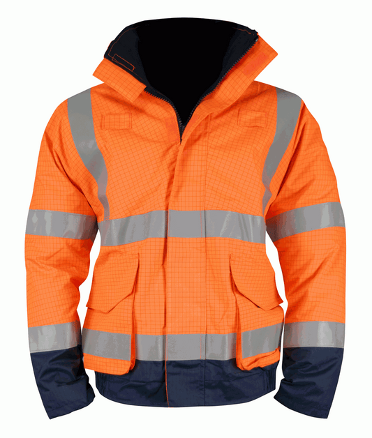 Hydra Matrix Tremor FR Hi-Vis Two Tone Waterproof Bomber Jacket