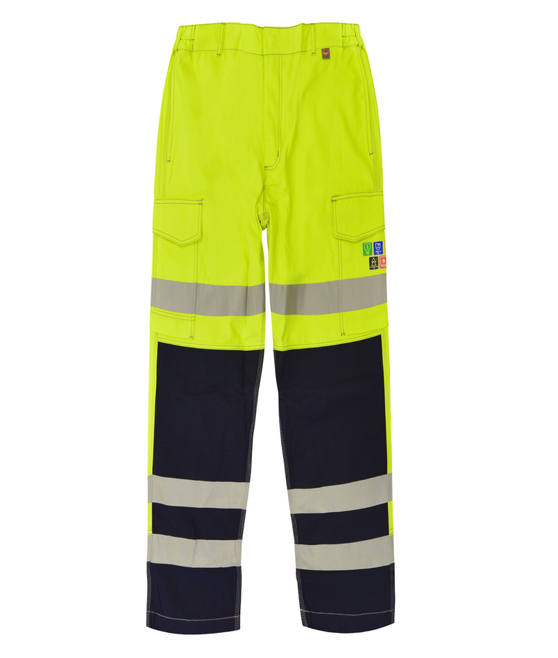 Hydra Flame Plus Silicon Inherent FR Arc Hi-Vis Two Tone Combat Trousers