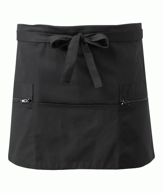 Fusion Short Apron with Zip Pockets