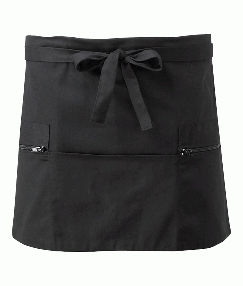 Fusion Short Apron with Zip Pockets