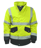 Black Knight Ector Hi-Vis Two Tone Bomber Jacket