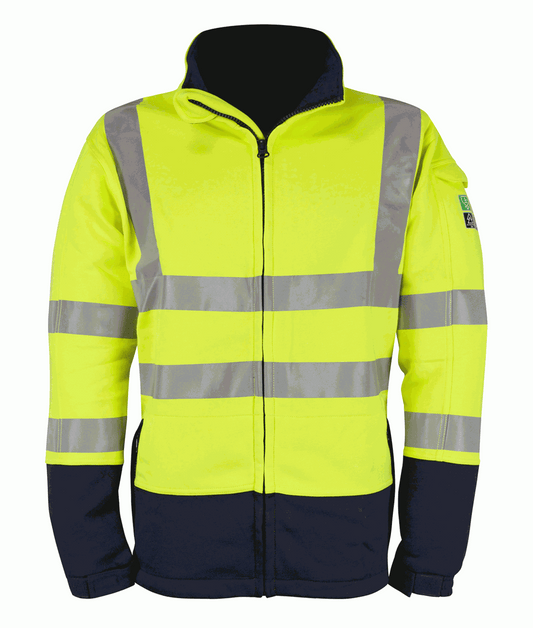 Hydra Flame Plus Richter Inherent FR Arc Hi-Vis Two Tone Fleece Jacket