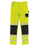 Duobright Dolomite Hi-Vis Two Tone Stretch Combat Trousers