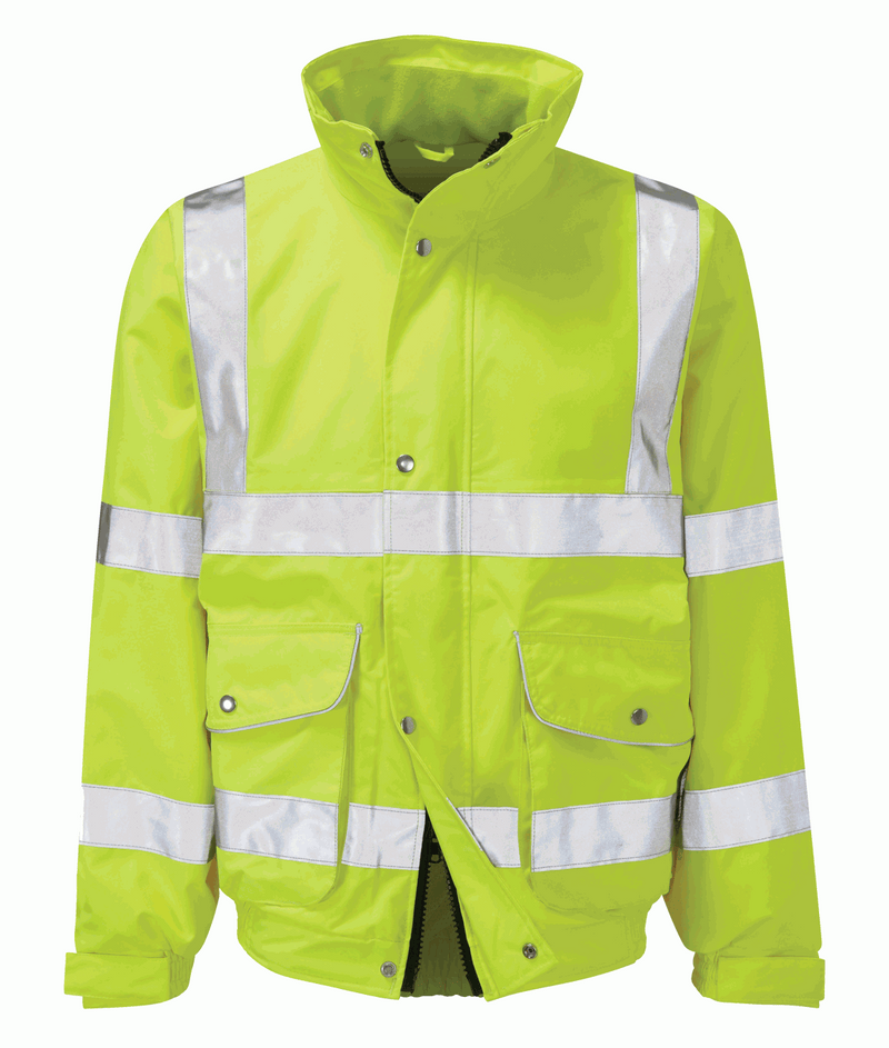 Black Knight Scimitar Hi-Vis Breathable Bomber Jacket