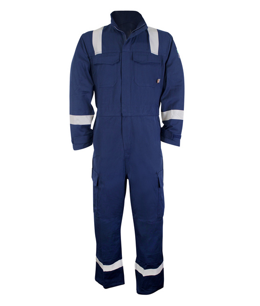 Hydra Flame Plus Brass Inherent FR Arc Coverall with FR Tapes