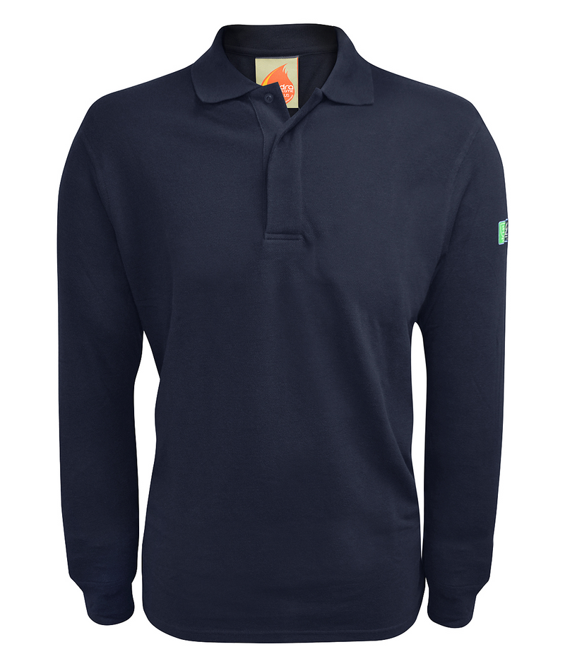 Hydra Flame Plus Baird Inherent FR Arc Long Sleeve Polo Shirt