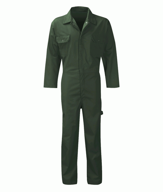 Black Knight Stud Front Coverall 205gsm