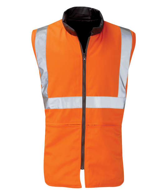 Black Knight Trooper Hi-Vis Reversible Bodywarmer