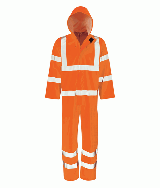 Hydra Flex Elm Hi-Vis Waterproof Coverall