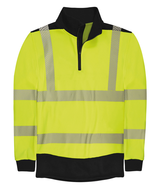 Perpetual Dusk Hi-Vis Two Tone 1/4 Zip Sweatshirt