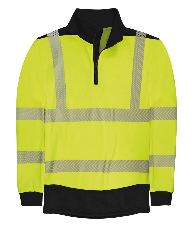 Perpetual Dusk Hi-Vis Two Tone 1/4 Zip Sweatshirt