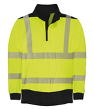 Perpetual Dusk Hi-Vis Two Tone 1/4 Zip Sweatshirt