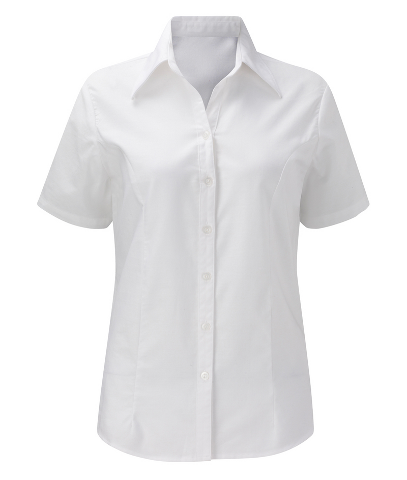 Smartwear Short Sleeve Oxford Blouse
