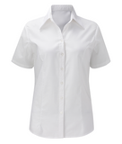 Smartwear Short Sleeve Oxford Blouse