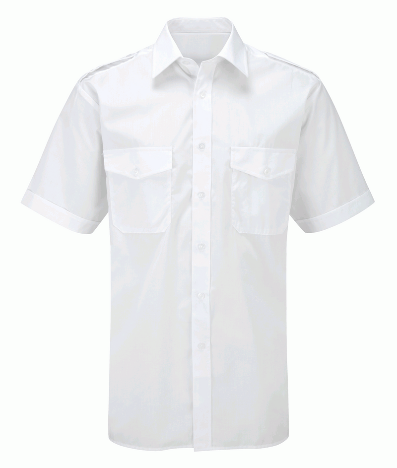 Smartwear Men's Short Sleeve Pilot Shirt