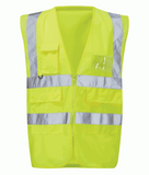 Black Knight Milanese Hi-Vis Executive Vest