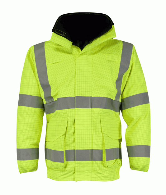 Hydra Matrix Atoll FR Hi-Vis Waterproof Bomber Jacket