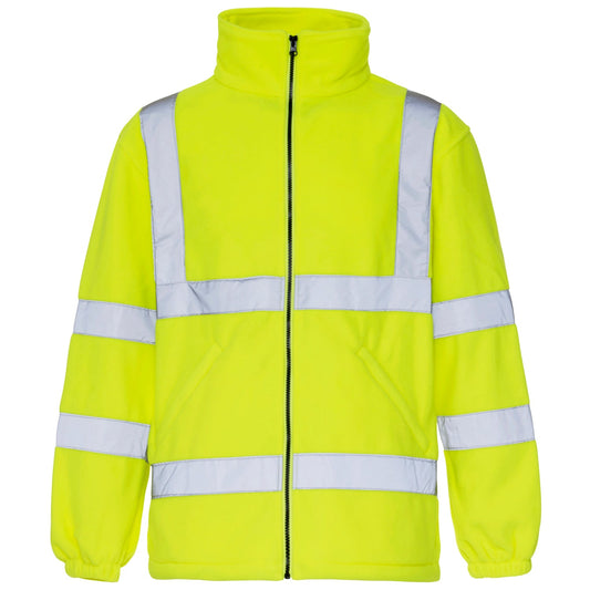 Supertouch Hi-Vis Fleece Jacket in yellow