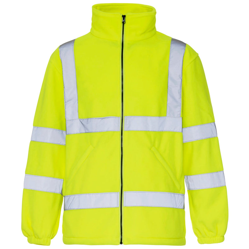 Supertouch Hi-Vis Fleece Jacket in yellow