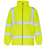 Supertouch Hi-Vis Fleece Jacket in yellow