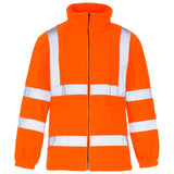 Supertouch Hi-Vis Fleece Jacket in orange