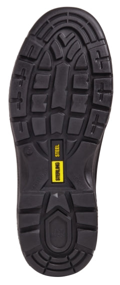 SS806SM Sterling Black Leather Safety Boot