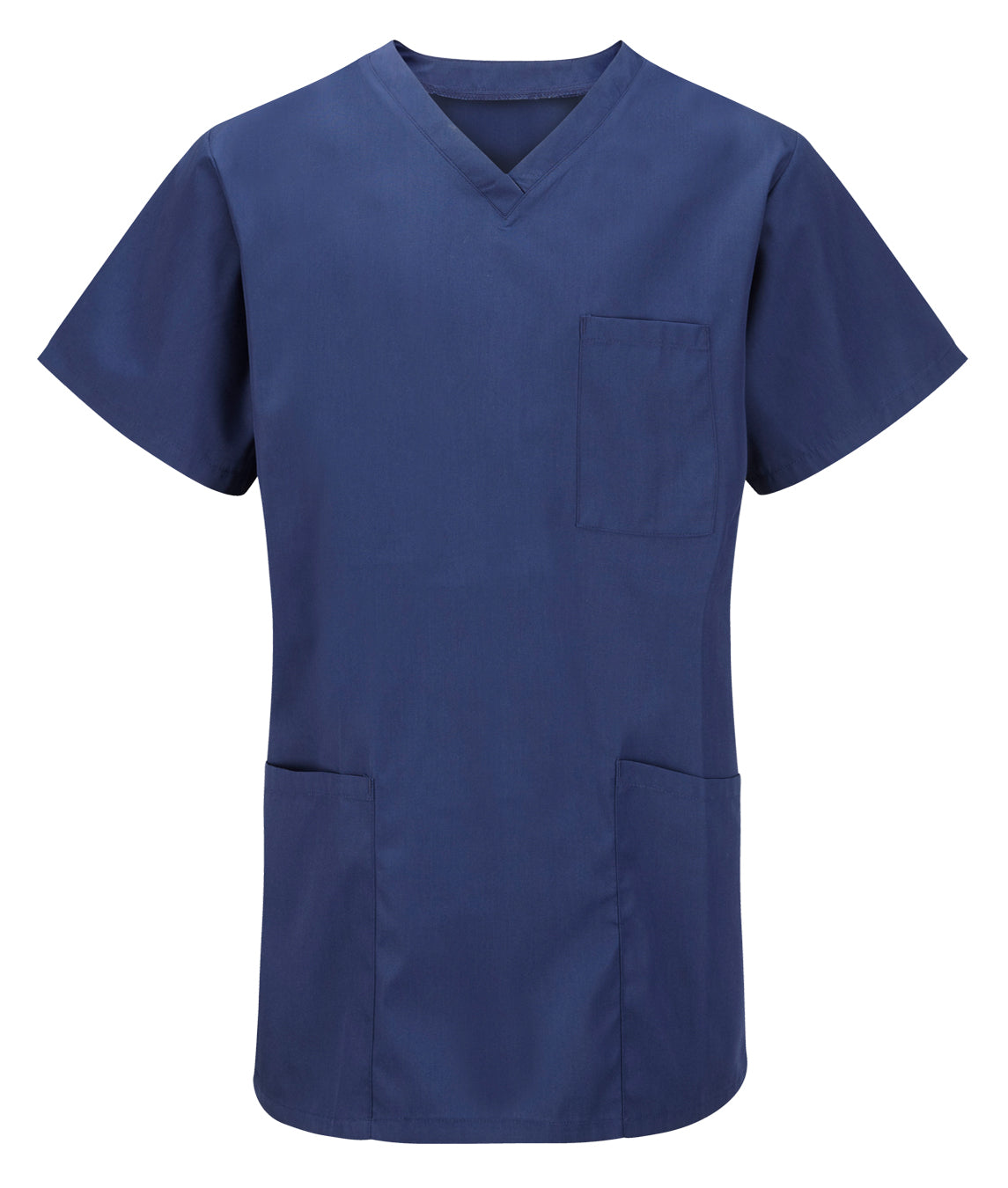 Tulip unisex scrub top in navy