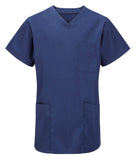 Tulip unisex scrub top in navy