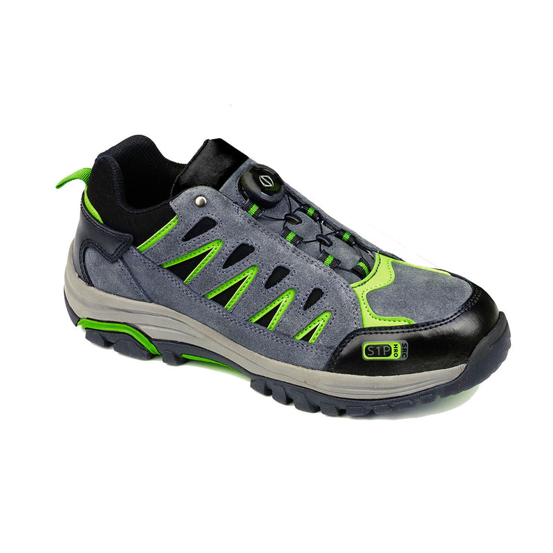 FT18 - Steelite Wire Lace Safety Trainer Grey/Green