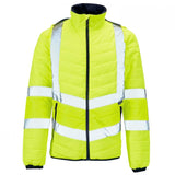 Supertouch Hi-Vis Puffer Jacket in yellow