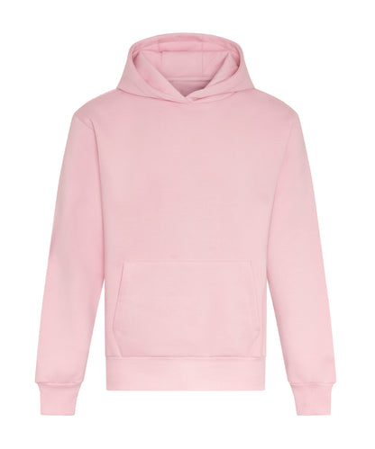 AWDis Just Hoods JH120 Signature Heavyweight Hoodie in Baby Pink