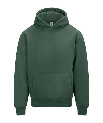 AWDis Just Hoods JH120 Signature Heavyweight Hoodie in Bottle Green
