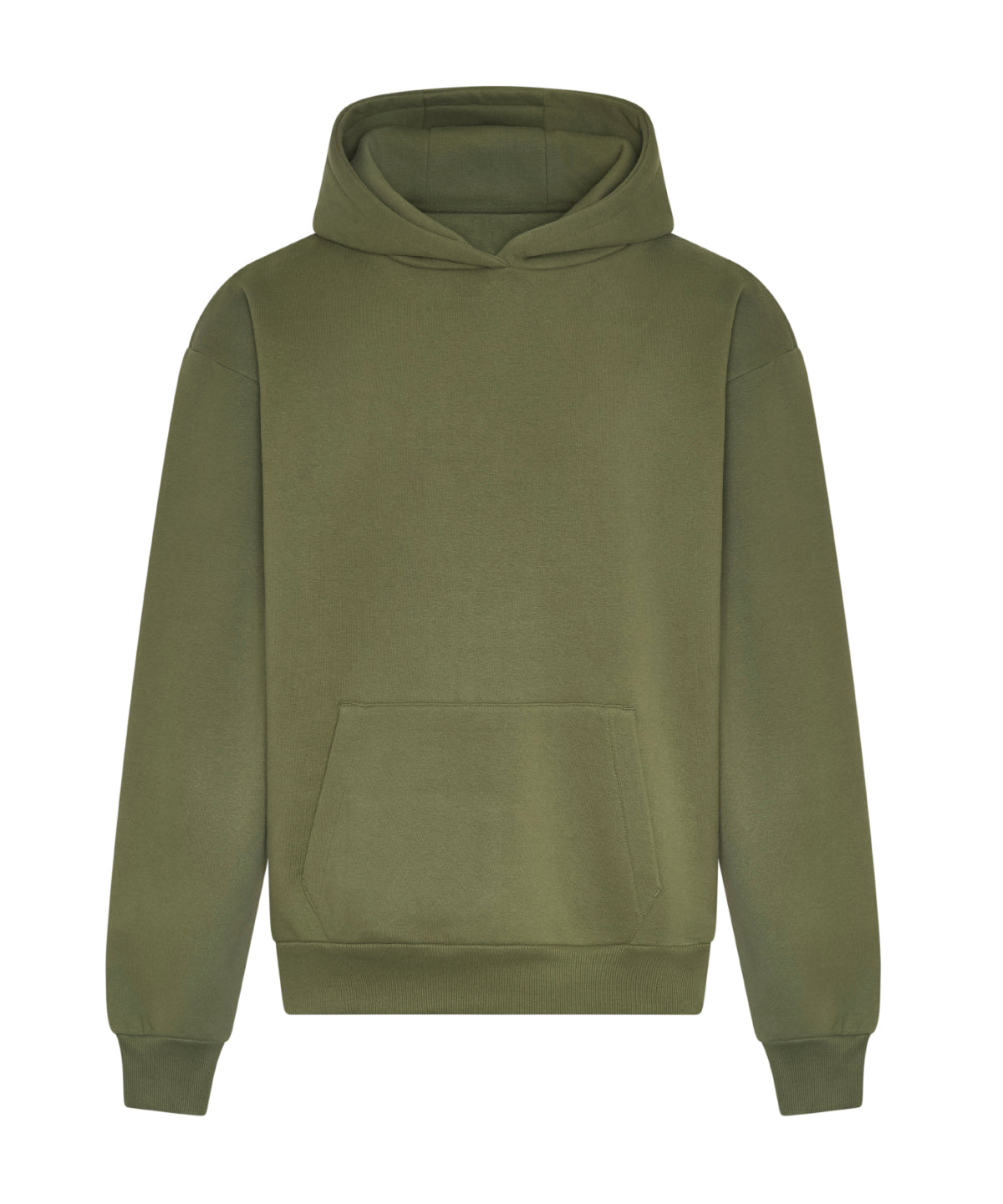 AWDis Just Hoods JH120 Signature Heavyweight Hoodie in Earthy Green