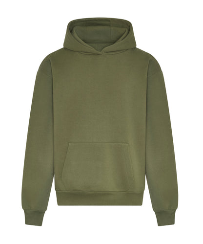 AWDis Just Hoods JH120 Signature Heavyweight Hoodie in Earthy Green