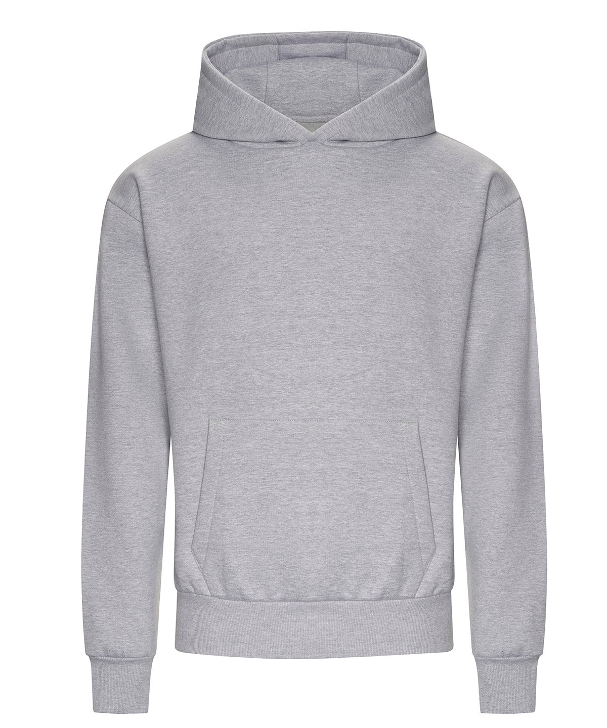 AWDis Just Hoods JH120 Signature Heavyweight Hoodie in Heather Grey