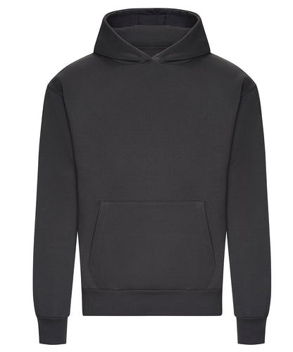 AWDis Just Hoods JH120 Signature Heavyweight Hoodie in Solid Charcoal