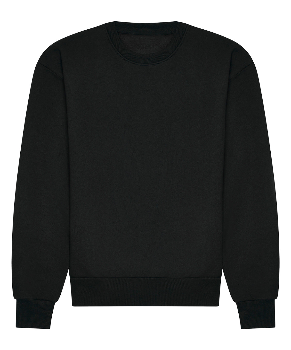 AWDis Just Hoods JH123 Signature Heavyweight Sweatshirt in Deep Black