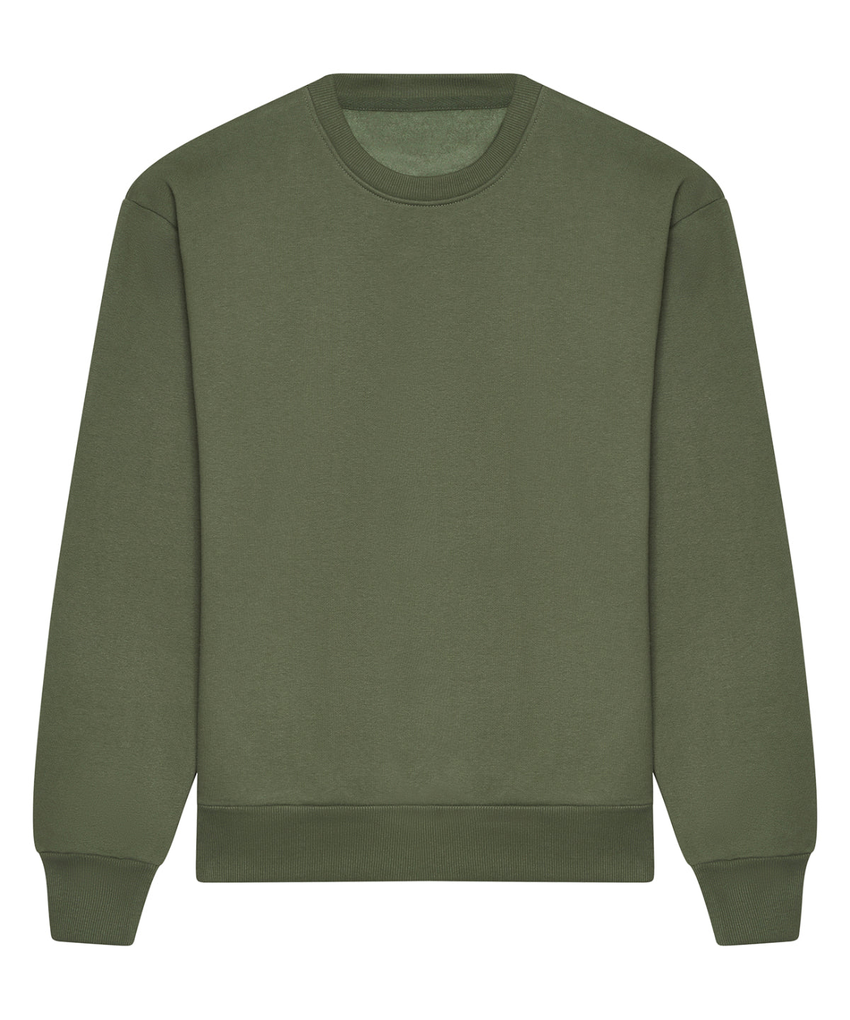 AWDis Just Hoods JH123 Signature Heavyweight Sweatshirt in Earthy Green
