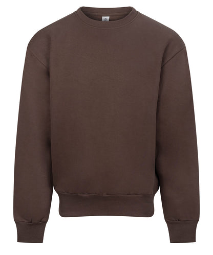 AWDis Just Hoods JH123 Signature Heavyweight Sweatshirt in Espresso