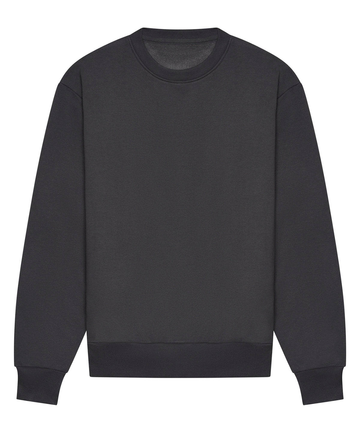 AWDis Just Hoods JH123 Signature Heavyweight Sweatshirt in Solid Charcoal