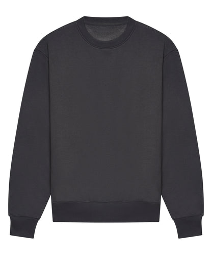 AWDis Just Hoods JH123 Signature Heavyweight Sweatshirt in Solid Charcoal